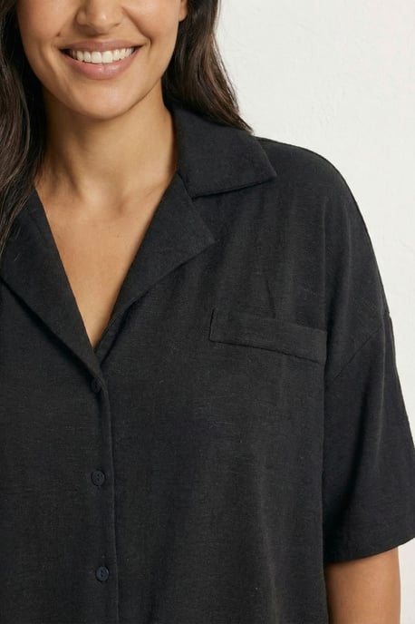 Lässig geschnittenes Button-Up-Shirt - Image 4