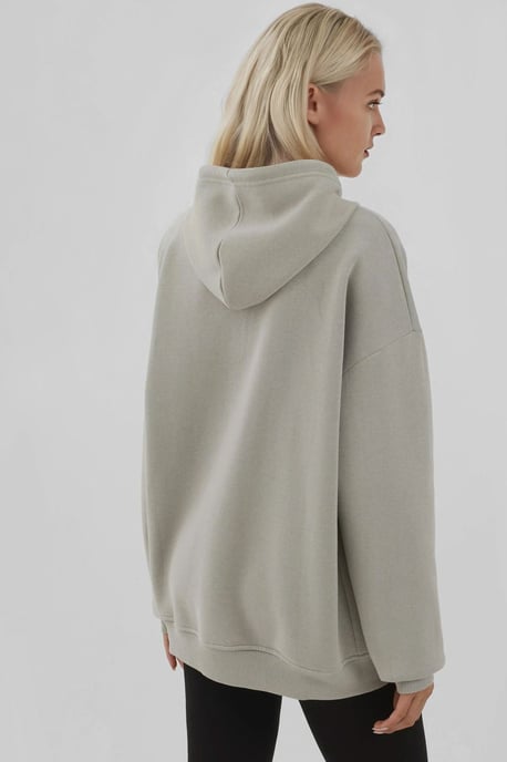 Strukturierter Full-Zip Hoodie mit Taschen - Image 5