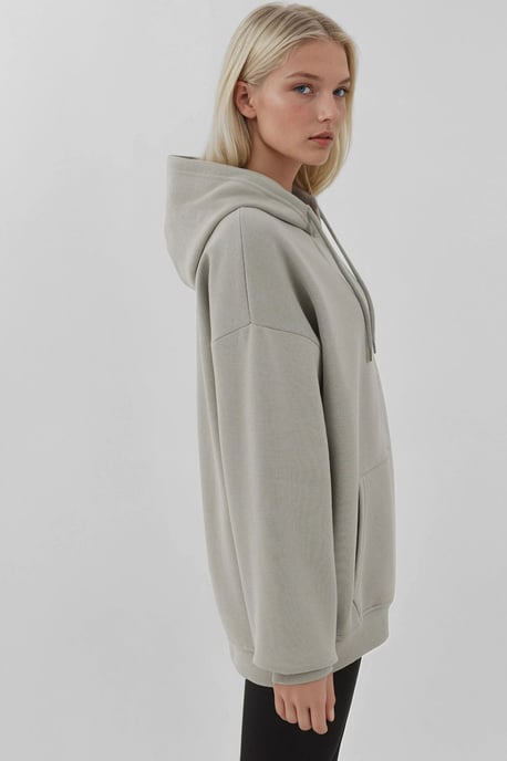 Strukturierter Full-Zip Hoodie mit Taschen - Image 6