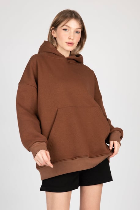 Oversized Hoodie mit Kängurutasche - Image 2
