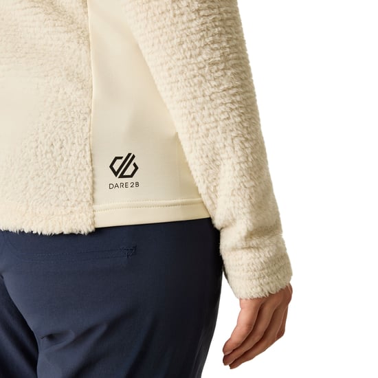 Dare 2B - "Levitate" Fleecejacke für Damen, mit halbem Reißverschluss, Technisch (Mandelmilch) - Image 5