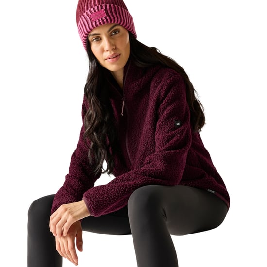 Regatta - "Elindra" Fleece für Damen, mit halbem Reißverschluss, wasserabweisend (Feige) - Image 4