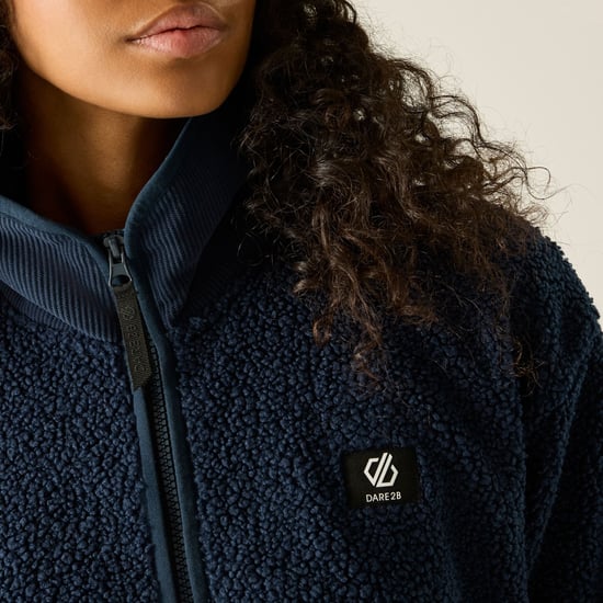 Dare 2B - "Zephyr" Fleecejacke für Damen, Teddyfleece (Marine) - Image 3