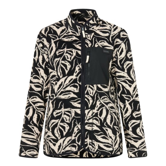 Regatta - "Frankie" Fleecejacke für Damen, Durchgehender Reißverschluss (Schwarz/Weiß) - Image 2