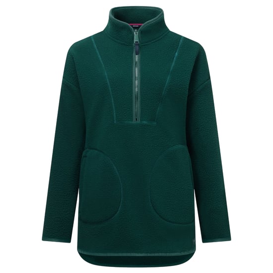 Regatta - "Frankie" Fleece-Oberteil für Damen, mit halbem Reißverschluss, Teddyfleece, Lang geschnitten (Kiefer-Grün) - Image 2