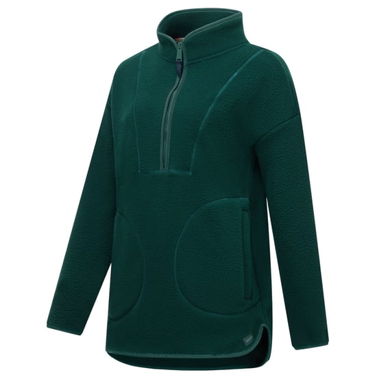 Regatta - "Frankie" Fleece-Oberteil für Damen, mit halbem Reißverschluss, Teddyfleece, Lang geschnitten (Kiefer-Grün) - Image 4