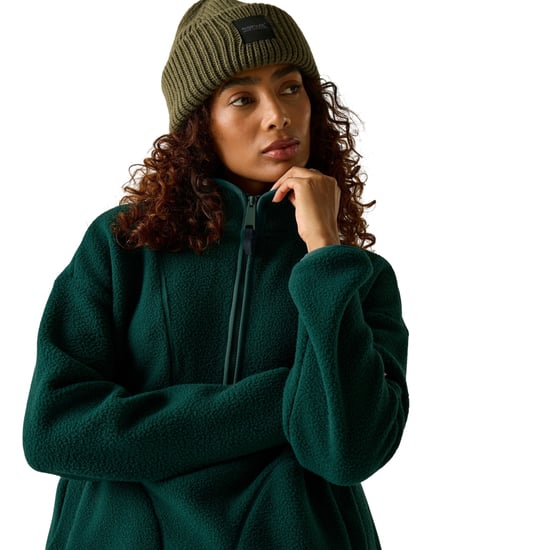 Regatta - "Frankie" Fleece-Oberteil für Damen, mit halbem Reißverschluss, Teddyfleece, Lang geschnitten (Kiefer-Grün) - Image 5