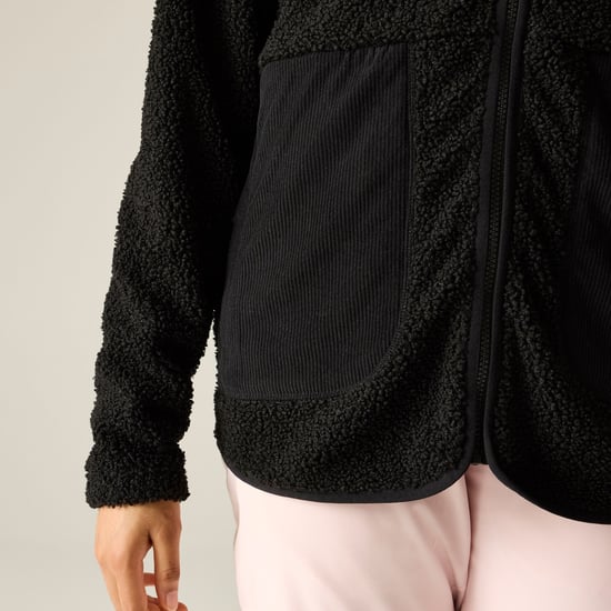 Dare 2B - "Zephyr" Fleecejacke für Damen, Teddyfleece (Schwarz) - Image 4