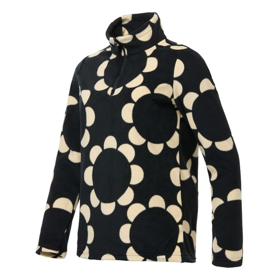Regatta - "Orla Kiely" Fleece-Oberteil für Damen, mit halbem Reißverschluss (Schwarz) - Image 4