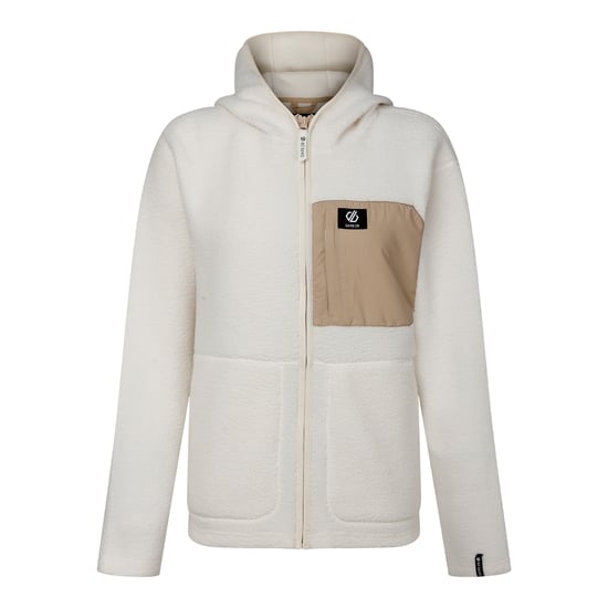 Dare 2B - "Firn" Fleece für Damen, mit Kapuze, Teddyfleece (Reiher) - Image 1