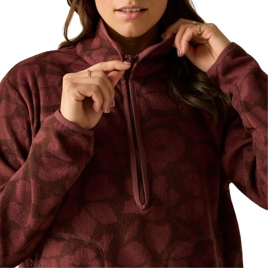 Regatta - "Frankie" Fleece für Damen, mit halbem Reißverschluss (dunkele Kirsche) - Image 3