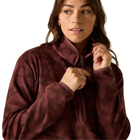 Regatta - "Frankie" Fleece für Damen, mit halbem Reißverschluss (dunkele Kirsche) - Image 4