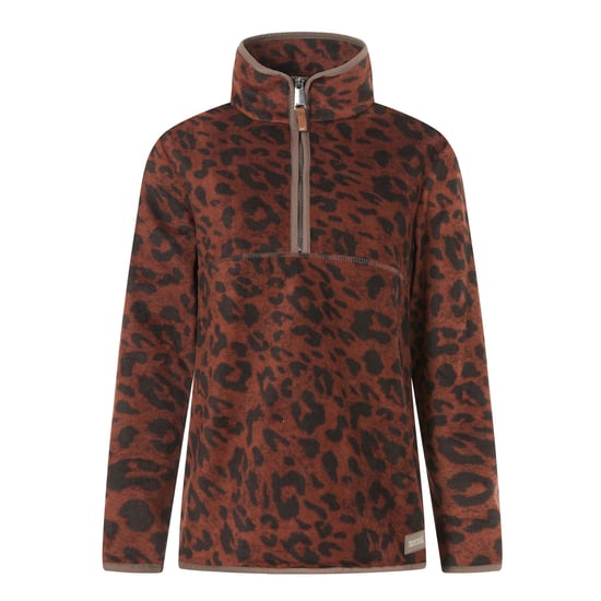 Regatta - "Frankie" Fleece für Damen, mit halbem Reißverschluss, Teddyfleece (Braun/Schwarz) - Image 2