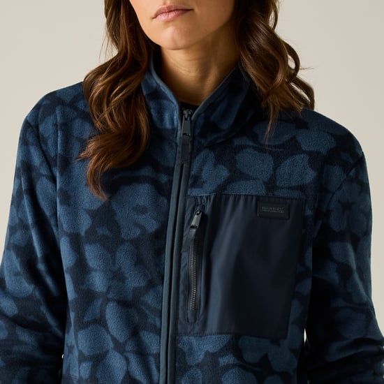Regatta - "Frankie" Fleecejacke für Damen, Durchgehender Reißverschluss (Marine) - Image 4