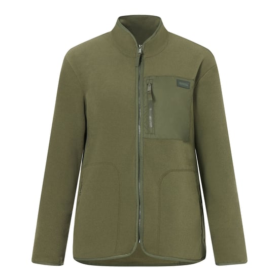 Regatta - "Frankie" Fleece für Damen, Durchgehender Reißverschluss (Dunkel-Khaki) - Image 2