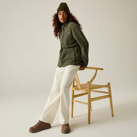 Regatta - "Frankie" Fleece für Damen, Durchgehender Reißverschluss (Dunkel-Khaki) - Image 6