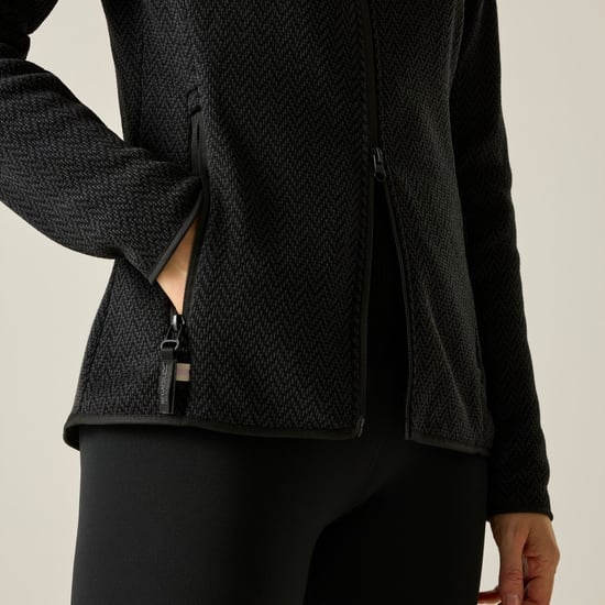 Regatta - "Elzie" Fleecejacke für Damen (Schwarz/Asche) - Image 6