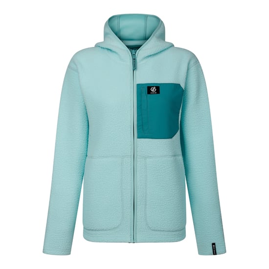 Dare 2B - "Firn" Fleece für Damen, mit Kapuze, Teddyfleece (Wasser Blau) - Image 2