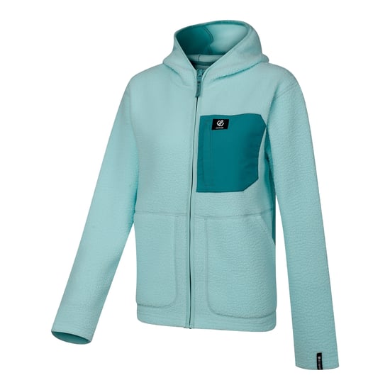 Dare 2B - "Firn" Fleece für Damen, mit Kapuze, Teddyfleece (Wasser Blau) - Image 4