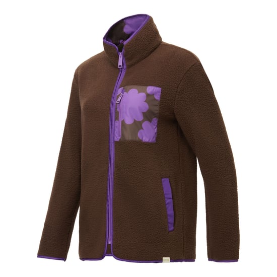 Regatta - "Orla Kiely" Fleecejacke für Damen, Durchgehender Reißverschluss, Teddyfleece (Schokoladenbraun) - Image 6