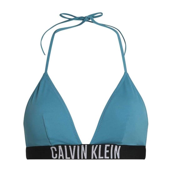 Calvin Klein - Bikini Oberteil für Damen, dreieckige Körbchen (Blaugrau) - Image 2