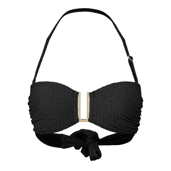 Biba - Bikini Oberteil für Damen, Hinten geknotet (Schwarz) - Image 1
