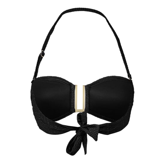 Biba - Bikini Oberteil für Damen, Hinten geknotet (Schwarz) - Image 2