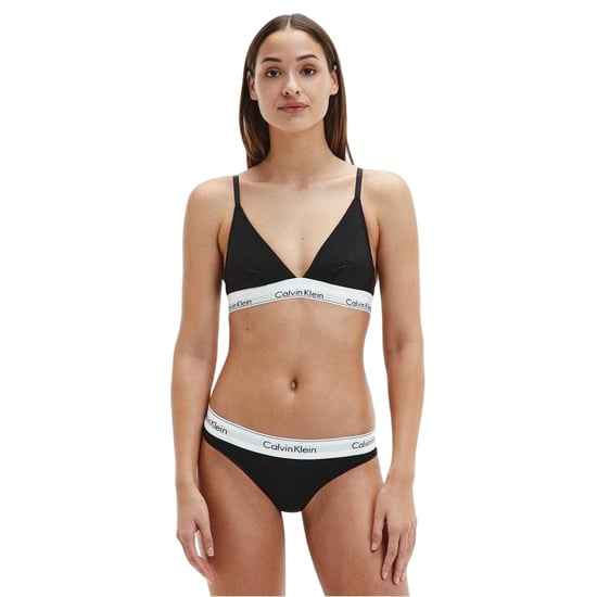 Calvin Klein - Slips für Damen, Leicht, Baumwollmischung, Normal (Schwarz) - Image 1