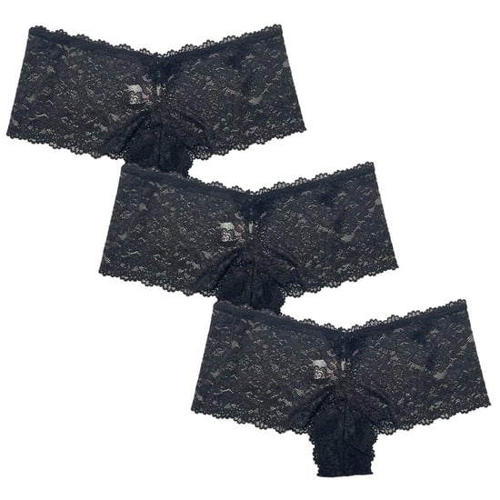 Be You - Slips für Damen, Spitze (3er-Pack) (Schwarz) - Image 1