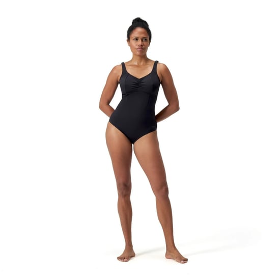 Speedo - "AquaNite" Badeanzug für Damen, Gestaltgebend (Schwarz) - Image 1