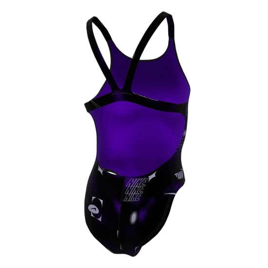 Nike - Badeanzug für Damen, Anliegende Passform (Schwarz) - Image 2