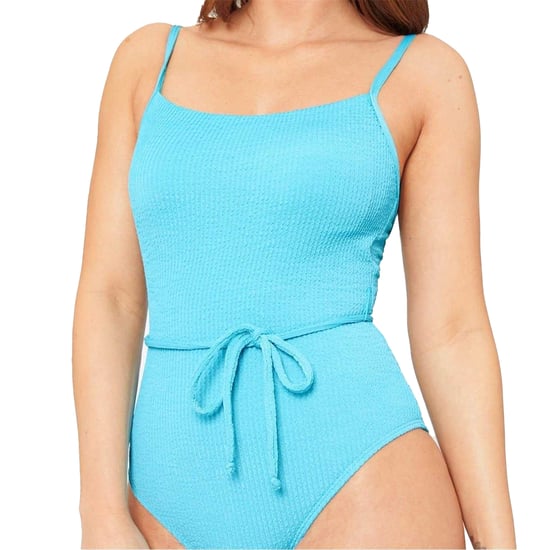 Be You - Badeanzug für Damen, Mit Gürtel (Aquablau) - Image 4
