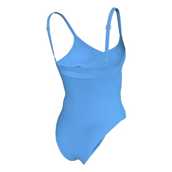 Nike - Badeanzug für Damen, V-Ausschnitt (Blau) - Image 2
