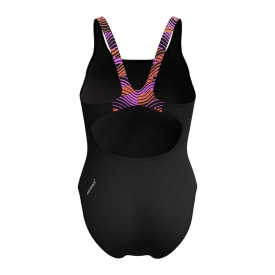 Speedo - "Splice" Badeanzug für Damen (Schwarz/Pink) - Image 2