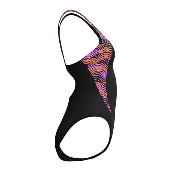 Speedo - "Splice" Badeanzug für Damen (Schwarz/Pink) - Image 4