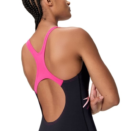 Speedo - "Medley" Badeanzug für Damen (Schwarz/Pink) - Image 5
