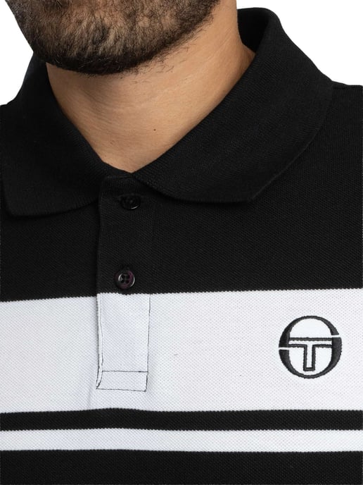 Sergio Tacchini Young Line Polo Shirt, Schwarz - Image 4