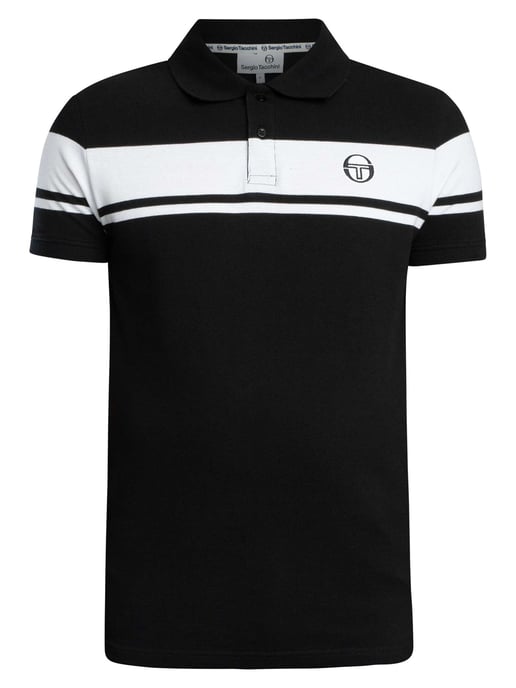 Sergio Tacchini Young Line Polo Shirt, Schwarz - Image 5