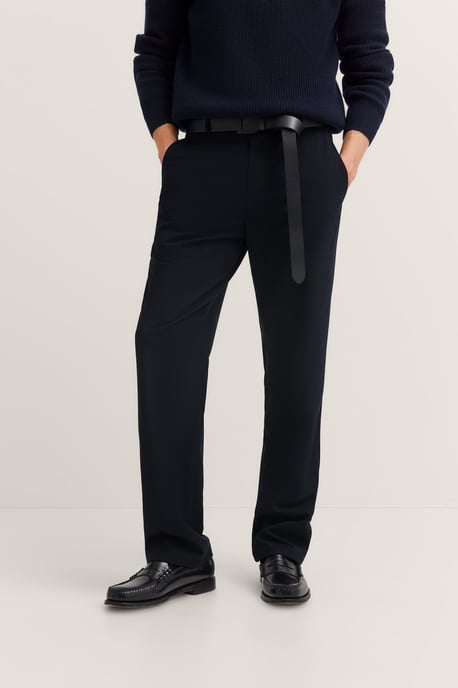 Bugatti Herrenchino, tapered fit, Soft-Touch - Marineblau - Image 1