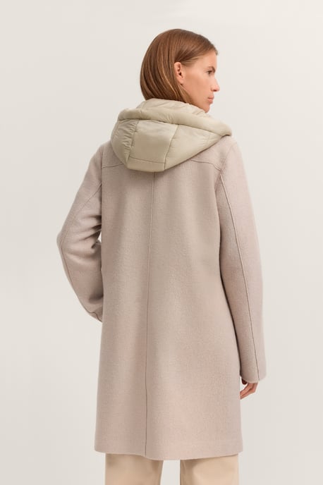Bugatti Damen Wollmantel mit Kapuze & herausnehmbarer Weste - Image 2