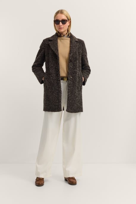 Bugatti Damen Kurzmantel mit Flexcity Stretch in Boucléqualität - Image 4