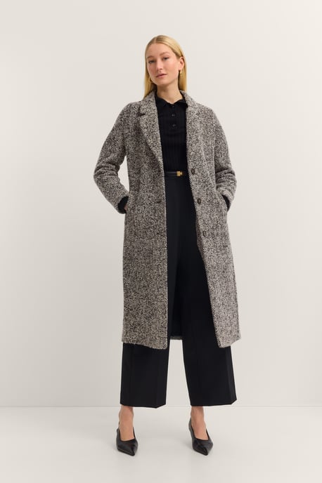 Bugatti Damen Langer Mantel mit Reverskragen & Flexcity Stretch - Image 4