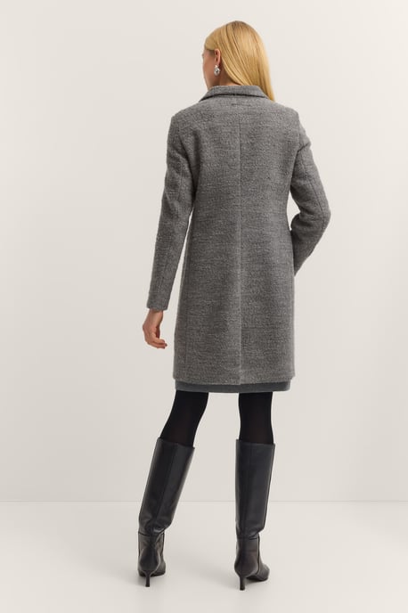 Bugatti Damen Wollmantel mit Flexcity Stretch und Stehkragen - Image 2