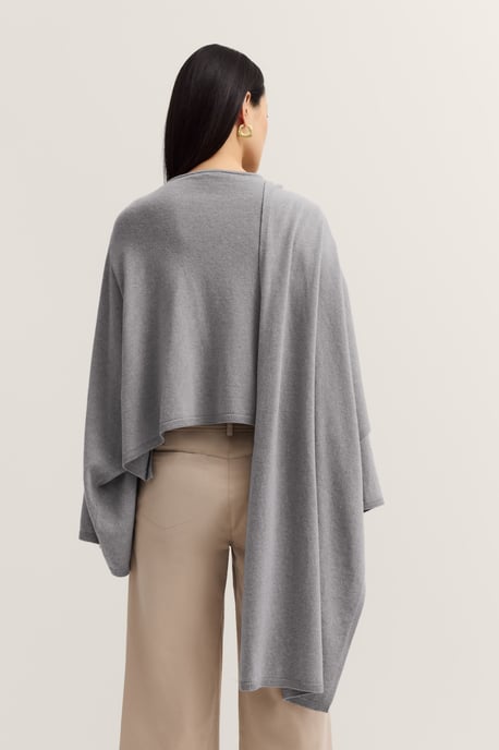 Bugatti Damen Poncho aus Woll-Kaschmir-Mix - Image 2
