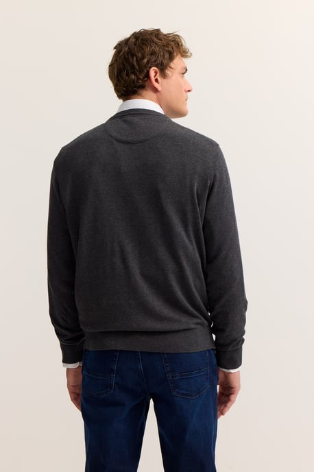 Bugatti Herren Pullover Rundhals  Basic Essential aus reiner Baumwolle - Image 2