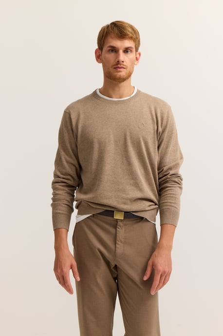 Bugatti Herren Pullover Rundhals Basic Essential aus reiner Baumwolle - Image 1