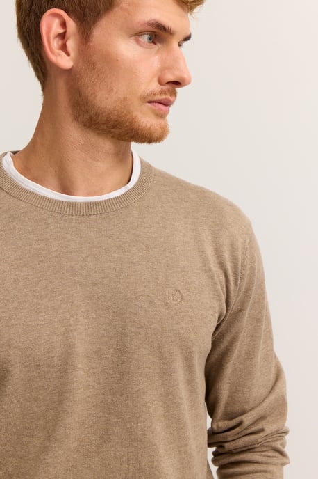 Bugatti Herren Pullover Rundhals Basic Essential aus reiner Baumwolle - Image 3
