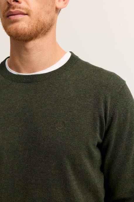Bugatti Herren Pullover Rundhals  Basic Essential aus reiner Baumwolle - Image 3