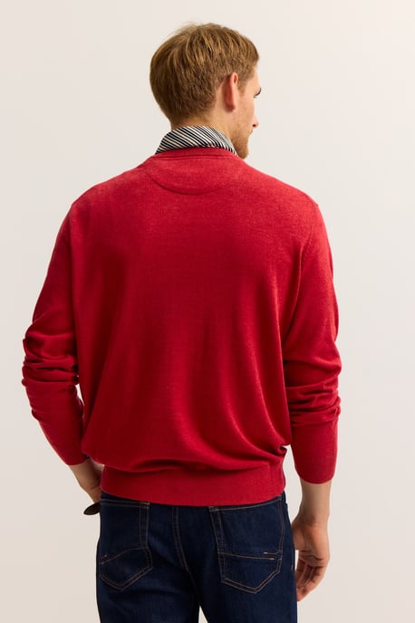 Bugatti Herren Pullover Rundhals  Basic Essential aus reiner Baumwolle - Image 2