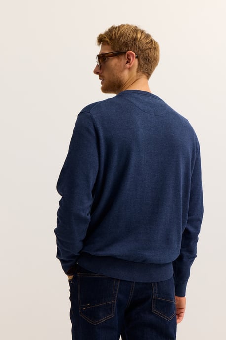 Bugatti Herren Pullover Rundhals  Basic Essential aus reiner Baumwolle - Image 2